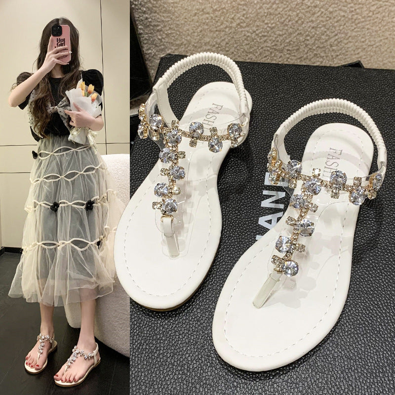 Damen Glitzernde Sandalen R&B