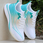 Damen Modische und atmungsaktive Sneakers mit flexiblem Sohlenkomfort R&B