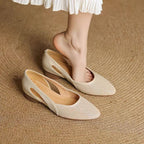Damen elegante Ballerinas mit atmungsaktivem Lochdesign R&B