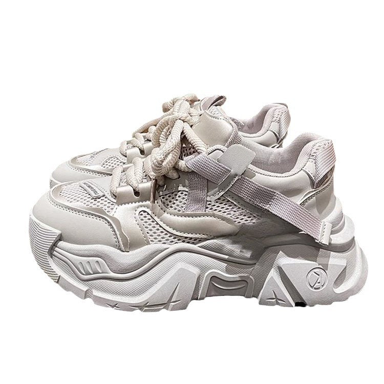 Damen Chunky Sneaker mit atmungsaktivem Mesh und stabiler Sohle R&B