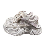 Damen modische Chunky Sneaker mit atmungsaktiver Netzstruktur und robuster Sohle