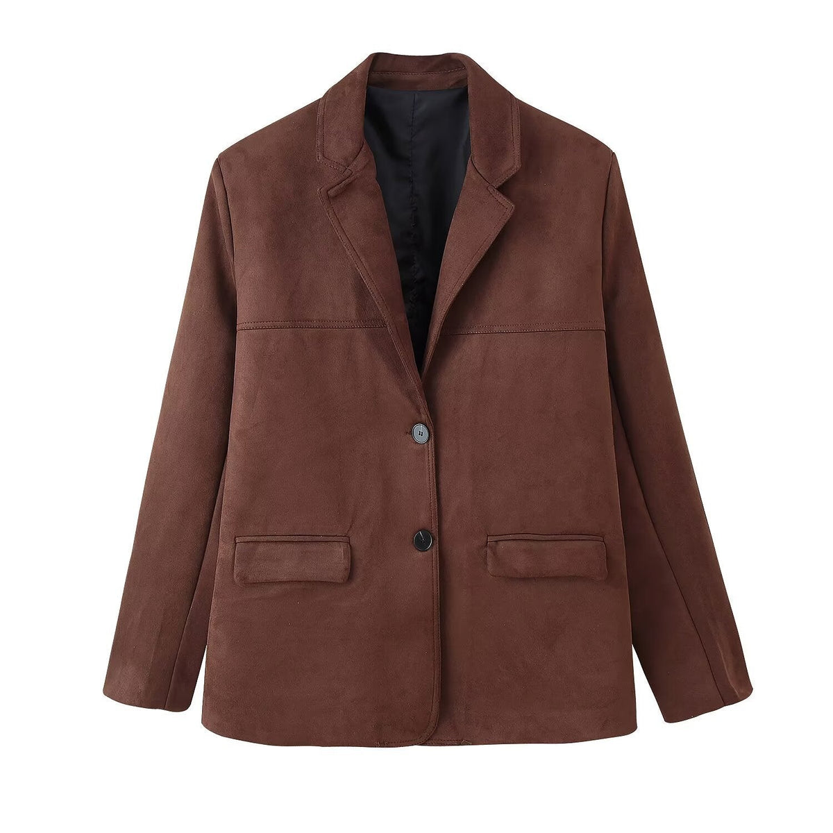 Damen Suede Blazerjacke R&B