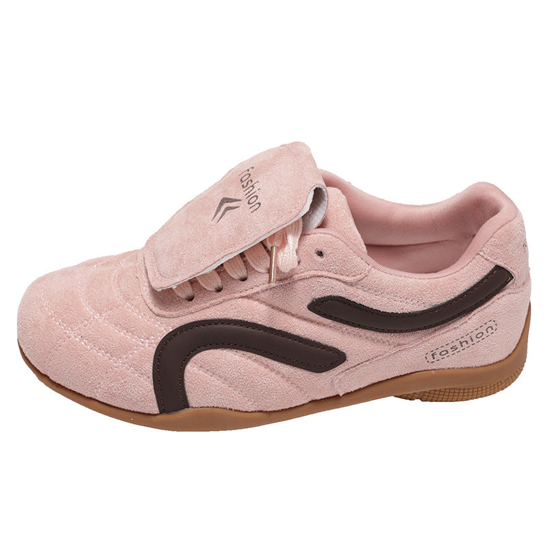 Damen Sportliche Sneakers mit praktischem Klettverschluss und eleganter Wildleder-Optik R&B
