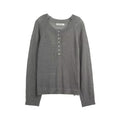 Damen lässiger Pullover mit Knopfdetails R&B