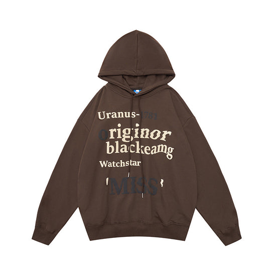 Damen Freizeit Hoodie mit trendigem Schriftzug R&B
