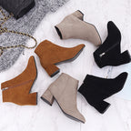Damen Stiefeletten mit elegantem Reißverschluss und softem Obermaterial R&B
