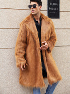 Herren Elegante und gemütliche Felljacke R&B