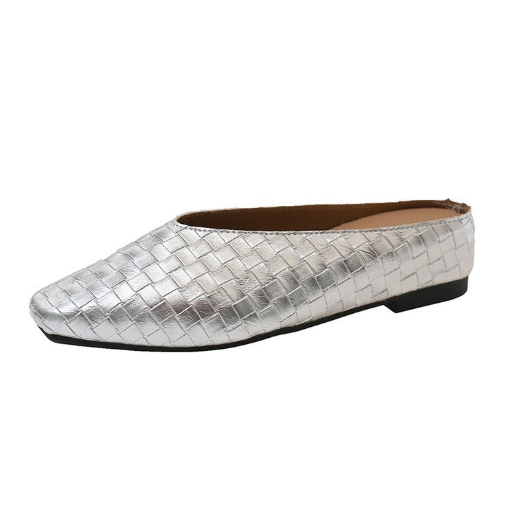 Damen elegante Spangen-Ballerinas mit glänzendem Obermaterial R&B