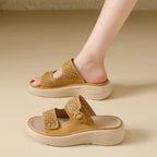 Damen Atmungsaktive Clogs mit modischem Lochdesign und komfortablem Fußbett