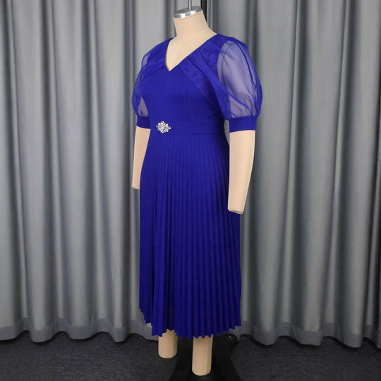 Damen Luftiges Midikleid mit raffinierten Chiffonärmeln R&B