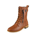Damen Schnürstiefeletten mit Reißverschluss von R&B