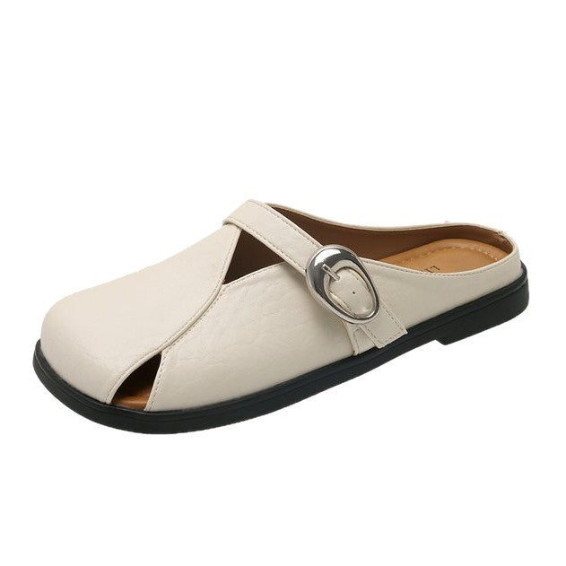 Damen bequeme Mokassins mit dekorativem Riemchen und ergonomischer Sohle R&B