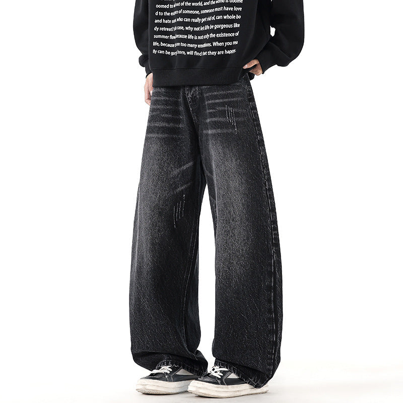Damen Weit geschnittene Denim-Jeans im Vintage-Stil