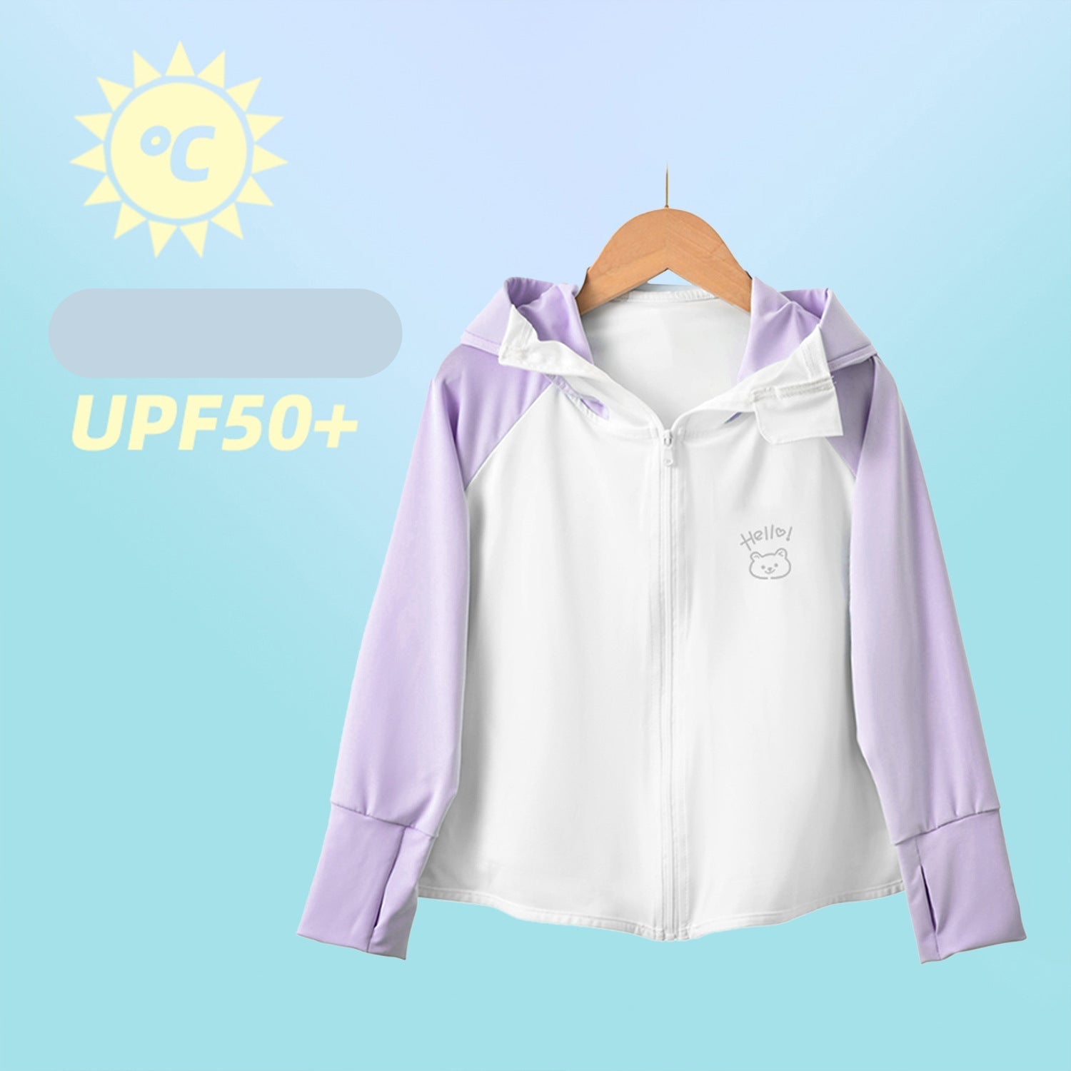 Damen Leichte und atmungsaktive Schutzjacke mit Kapuze R&B