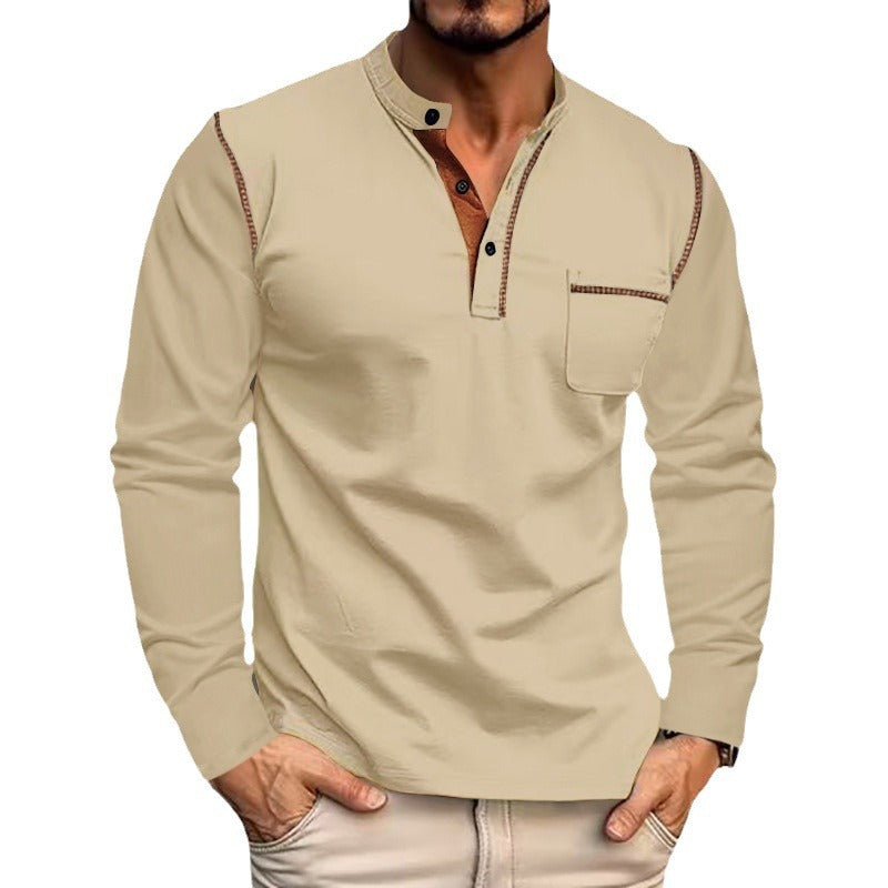 Herren Langärmliges Hemd R&B