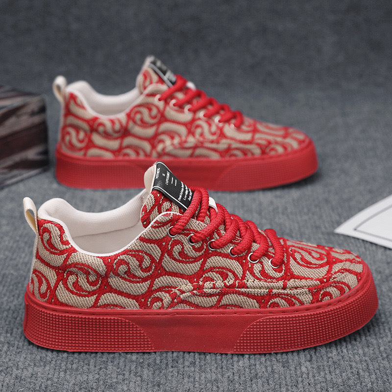 Damen Modische Sneakers mit hochwertiger Textiloberfläche R&B