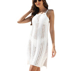 Damen luftiges Häkel-Überwurfkleid R&B