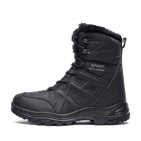 Damen isolierte Winterstiefel mit rutschfester Sohle und wärmendem Innenfutter R&B