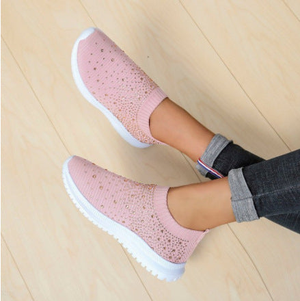 Damen Elegante und glitzernde Slip-On Sneakers R&B