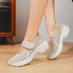 Damen Atmungsaktive Klettverschluss Schuhe R&B