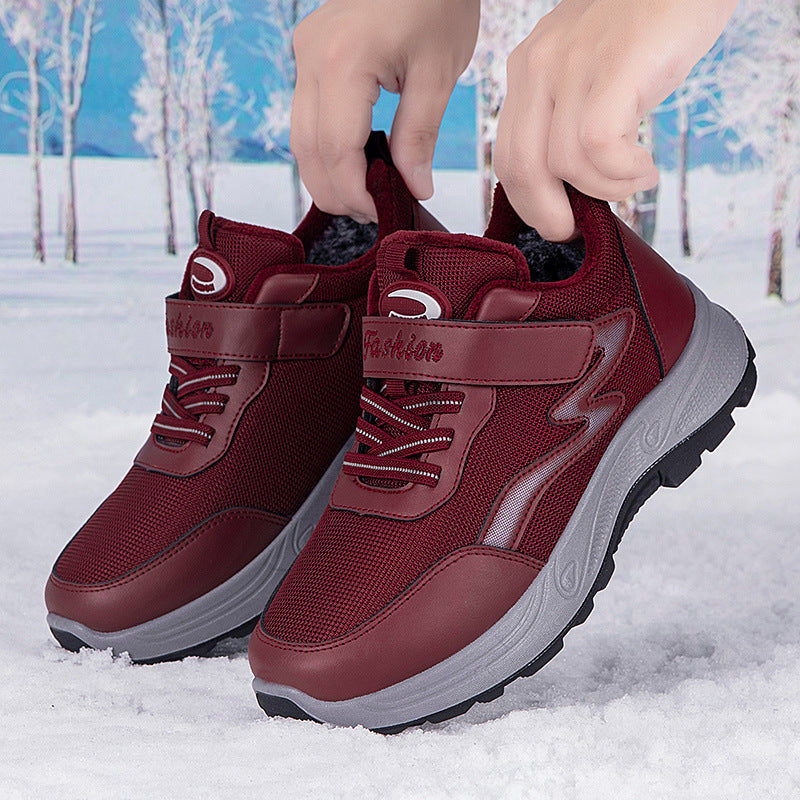 Damen Thermo Sneaker mit rutschfester Sohle und wärmendem Innenfutter R&B