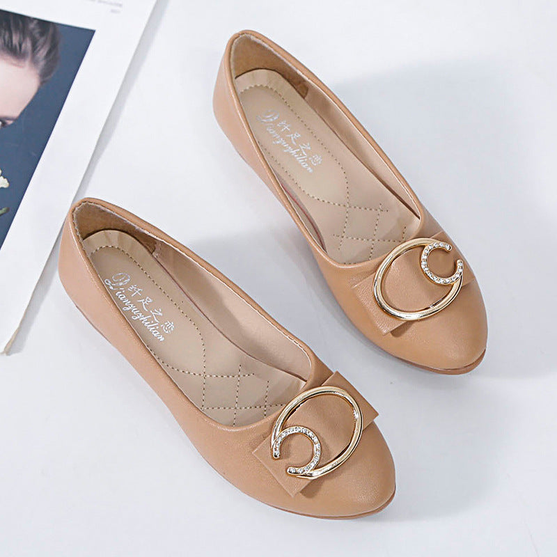 Damen Ballerinas mit dekorativem Schleifen-Detail und elegantem Schmuckelement R&B