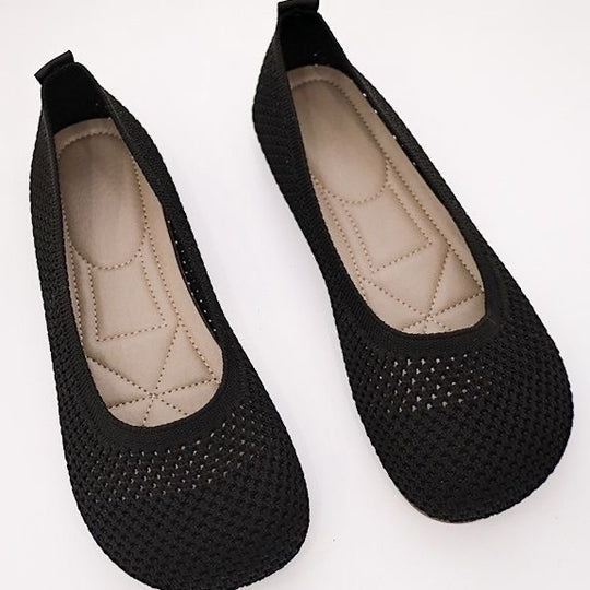 Damen Ballerinas mit atmungsaktivem Obermaterial und weicher Innensohle R&B