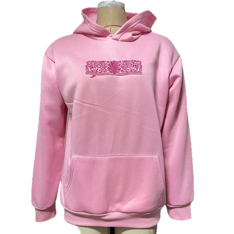 Damen Oversized Kapuzenpullover mit kreativer Grafik und bequemer Passform R&B