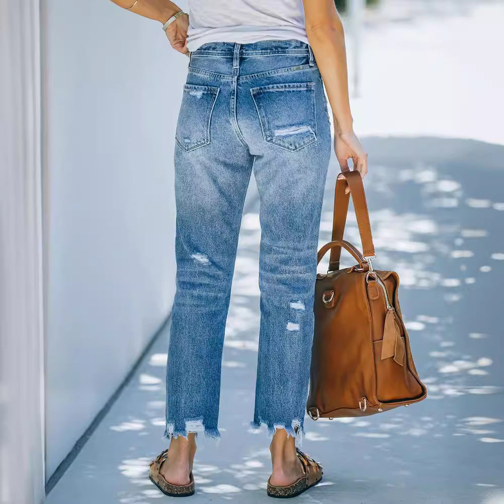 Damen Skinny High-Waist Jeans R&B