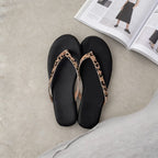 Damen Zehentrenner-Sandalen mit minimalistischem Design und ergonomischem Fußbett R&B
