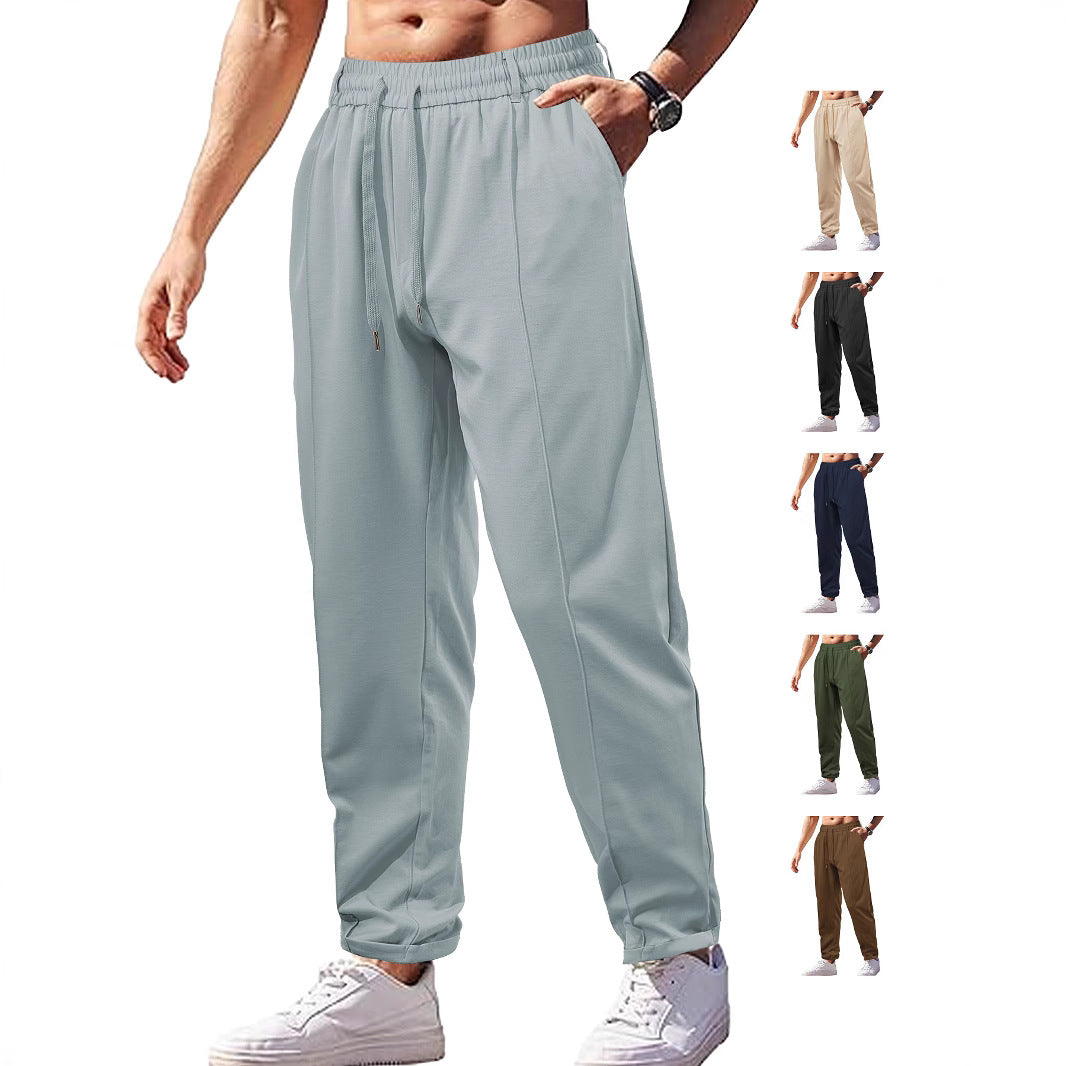 Herren funktionale Freizeithose mit elastischem Bund und praktischen Seitentaschen R&B