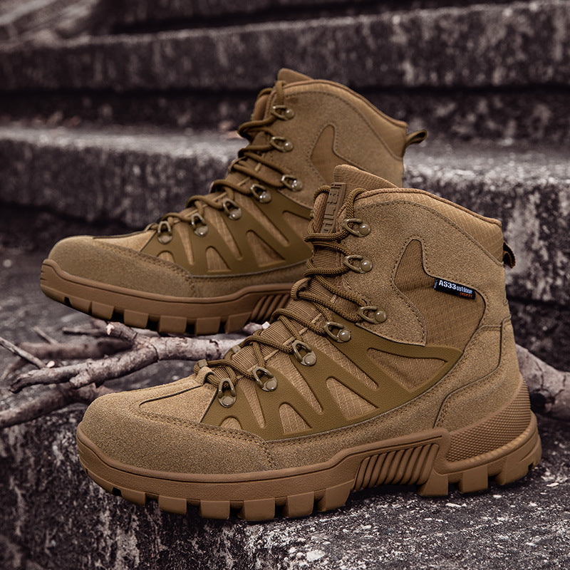 Herren Multifunktionale Trekkingstiefel mit hohem Knöchelschutz und robustem Design R&B