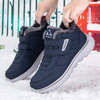 Damen Isolierte Winterstiefel mit rutschfestem Klettverschluss und weichem Innenfutter R&B