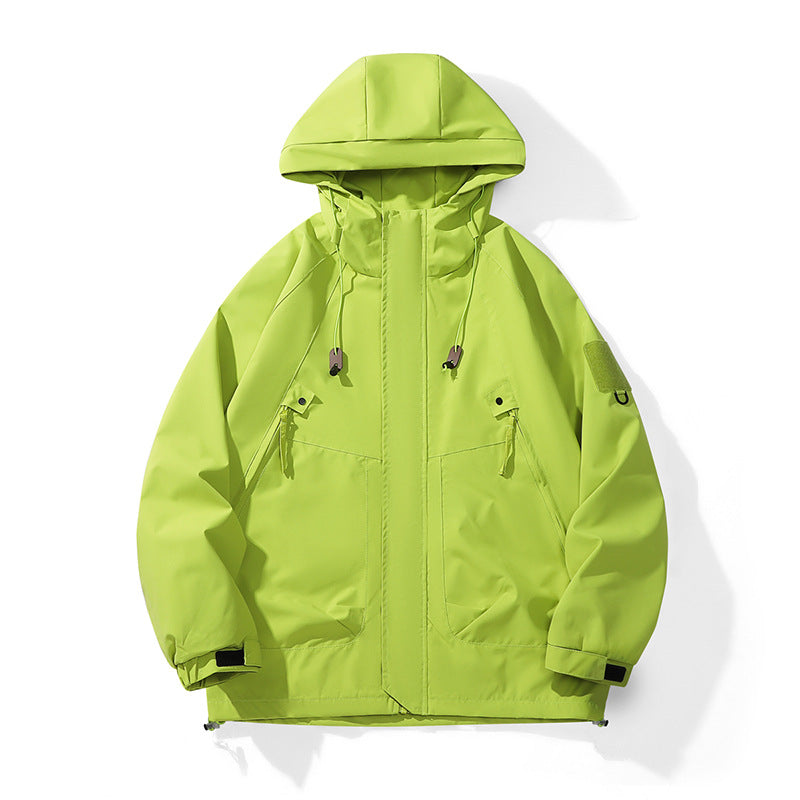 Damen technische Outdoor-Jacke mit verstellbarem Kapuzendesign und praktischen Taschen R&B