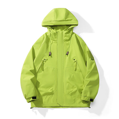Damen technische Outdoor-Jacke mit verstellbarem Kapuzendesign und praktischen Taschen R&B
