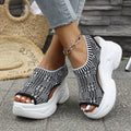 Damen Wedge-Sneaker mit schnittigem Design und atmungsaktivem Obermaterial R&B
