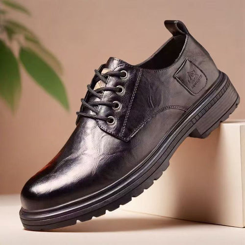 Herren Elegante Schnürschuhe mit hochwertigem Leder und rutschfester Sohle R&B
