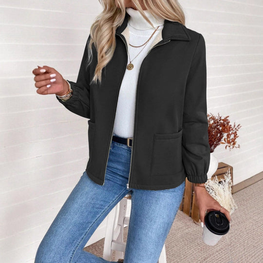 Damen Casual Steppjacke mit hohem Kragen von R&B
