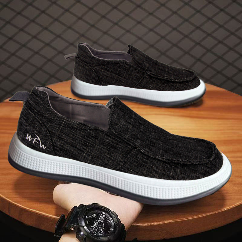 Damen Slip-On Sneakers mit rutschfester Laufsohle und atmungsaktivem Obermaterial R&B