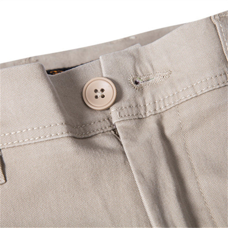 Herren Chinohose mit schmaler Passform und elastischem Bund