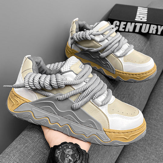 Damen Sportliche Sneakers mit innovativer Dämpfungstechnologie und trendiger Schnürung R&B