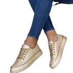 Damen Sneakers mit dekorativen Kettendetails und glamourösen Akzenten R&B