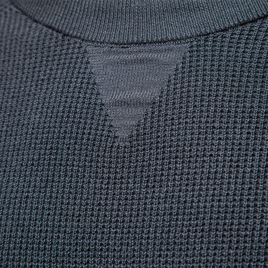 Herren nan mitteldicker Struktur-Strickpullover mit Raglanärmeln und Rippenbündchen R&B