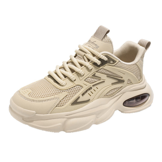 Damen Sportliche Sneakers mit atmungsaktivem Mesh-Obermaterial und dämpfender Sohle R&B