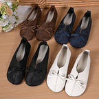 Damen Ballerinas mit modischem Schleifendesign und bequemer Sohle R&B