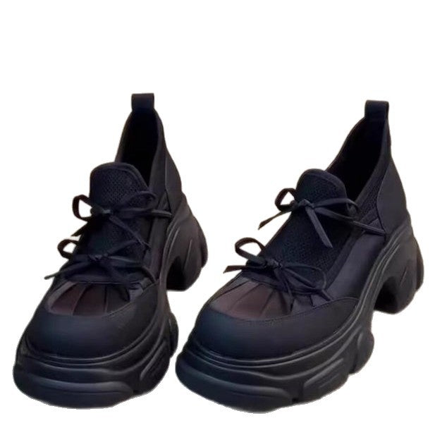 Damen modische Sneaker mit voluminösem Sohlenprofil und atmungsaktiver Oberfläche R&B