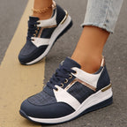 Damen Sportliche Lifestyle Sneakers mit atmungsaktivem Obermaterial und modischen Akzenten R&B