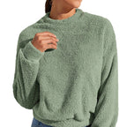 Damen Flauschiger Freizeitpullover R&B