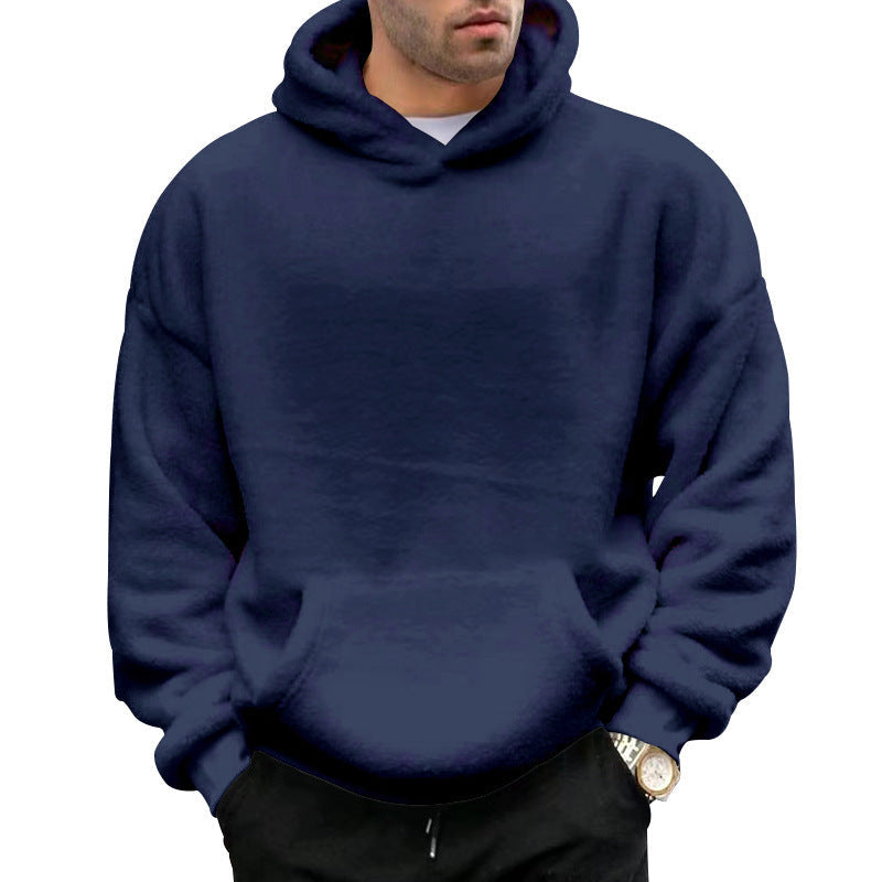 Herren bequemer Oversized Kapuzenpullover R&B