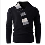 Herren hochwertiger V-Ausschnitt Pullover aus weichem Strickmaterial R&B